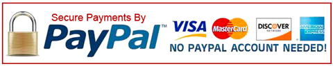 We accept Pay Pal & major credit cards